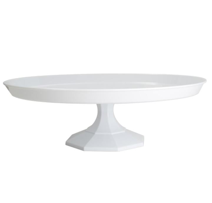 11.75in. Cake Stand - White