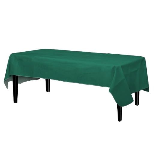 Main image of Heavy Duty Dark Green Flannel Tablecloth