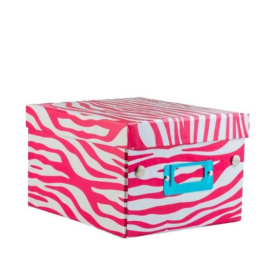 Zebra Print Decorative Gift Box