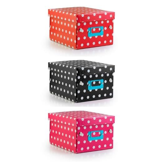 Main image of Decorative Gift Box with Polka Dots