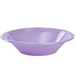 12 Oz. Lavender Plastic Bowls - 12 Ct.