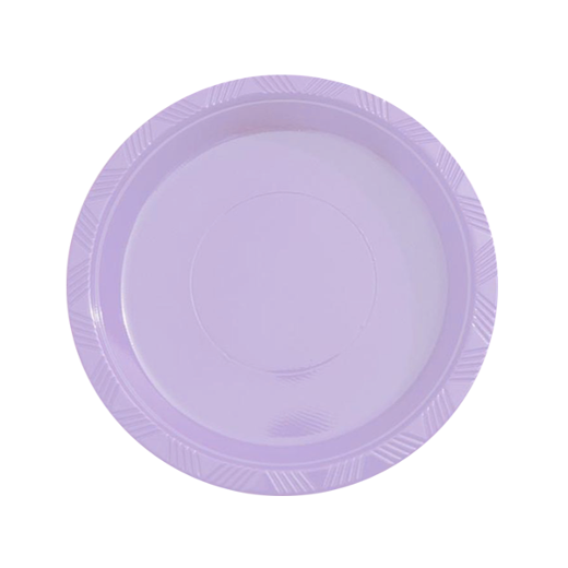 Main image of 7 In. Lavender Plastic Plates - 15 Ct.
