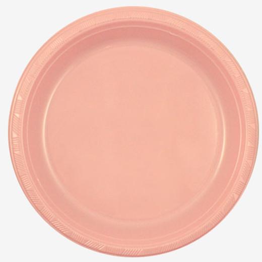 Main image of 9in. Pink plastic plates (50)