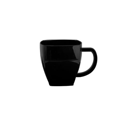 Main image of Black Mini Espresso Mugs W/ Handle - 8 Ct.