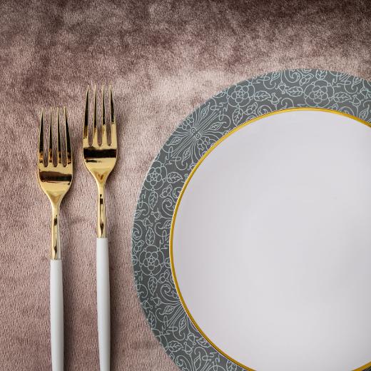 Alternate image of Disposable Ornamental Dinnerware Set