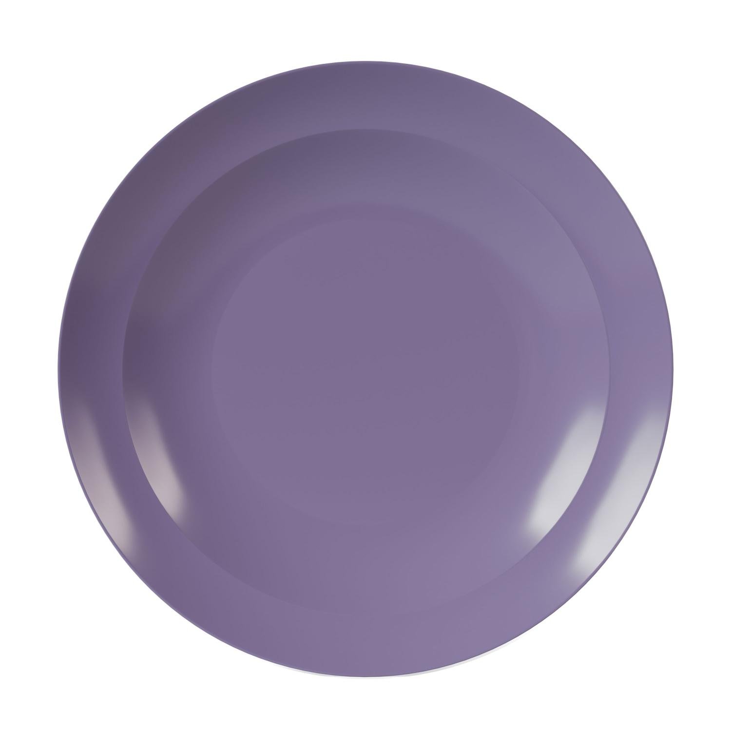 Disposable Purple Rose Dinnerware Set