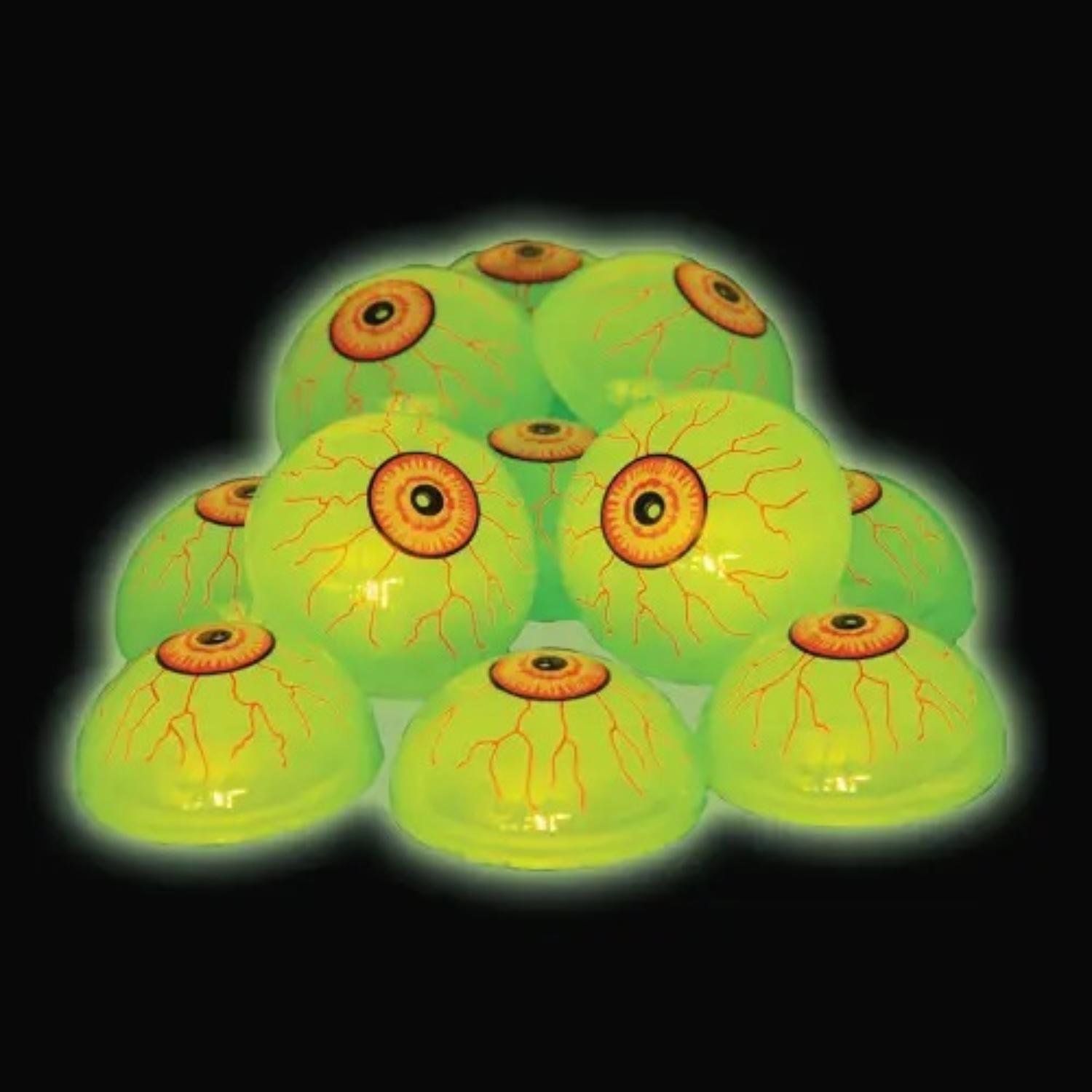 Glow In Dark Eyeball Poppers - 12 Pieces