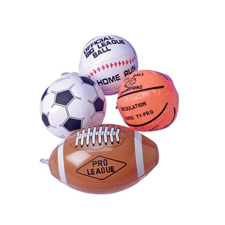 Assorted Sportball Inflates - 12 Ct.