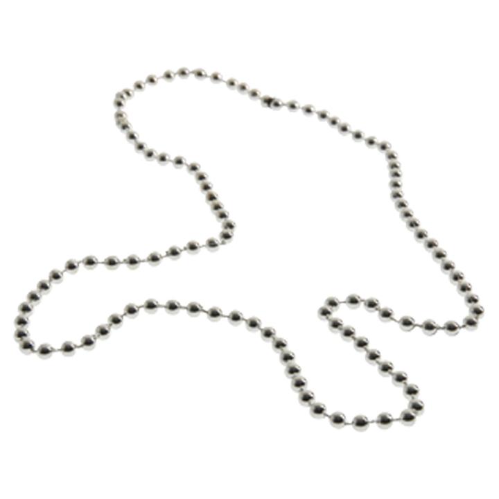 Silver Metallic Bead Necklaces - 12 Ct.