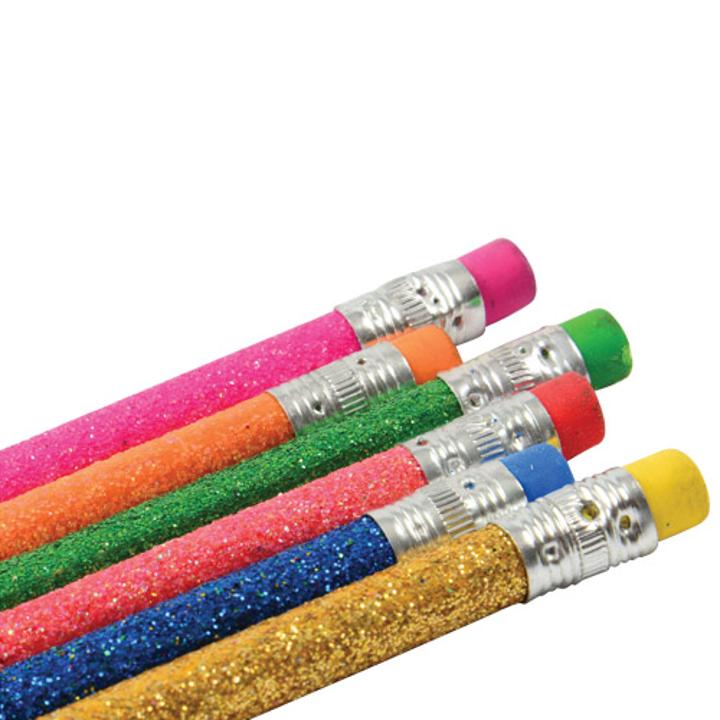 Glitter Pencils - 12 Ct.