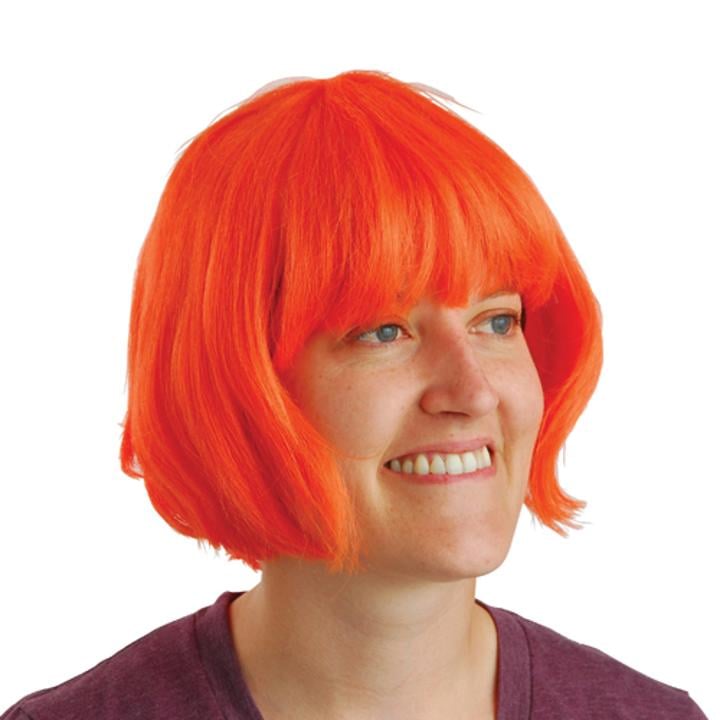 Orange Mod Wig