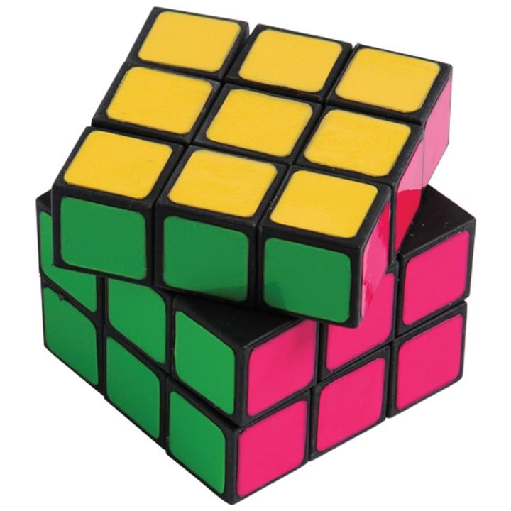 Neon Puzzle Cubes - 12 Ct.