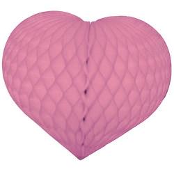 12in. Pink Honeycomb Heart