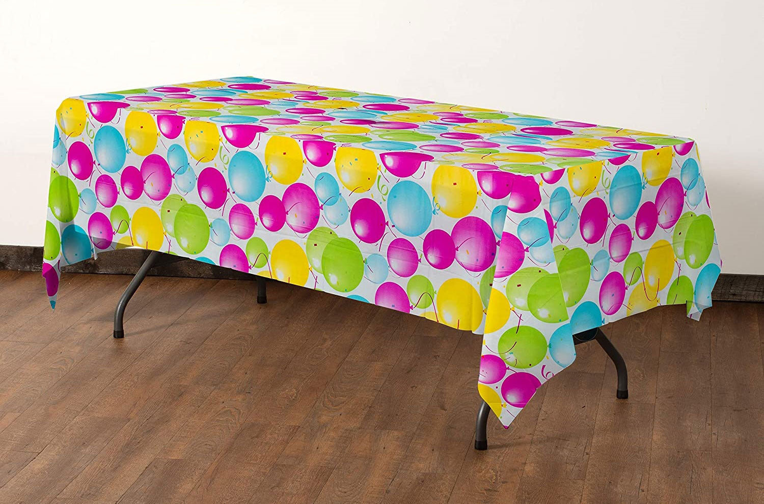 Balloon Print Plastic Table Cover