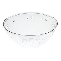10 In. Clear Round Salad Bowl - 96 oz
