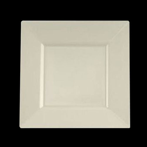 6.5 In. Ivory Square Plates 10 Count