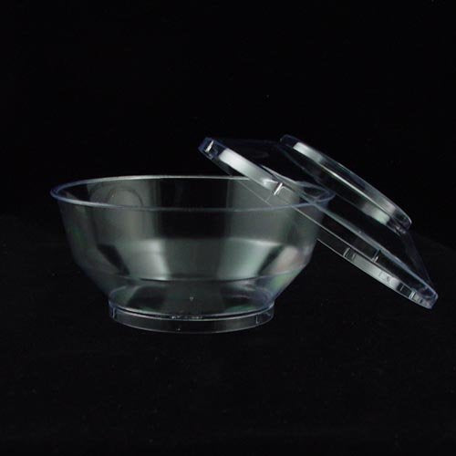 8 Oz. Clear Dessert Bowls With Lids | 6 Count