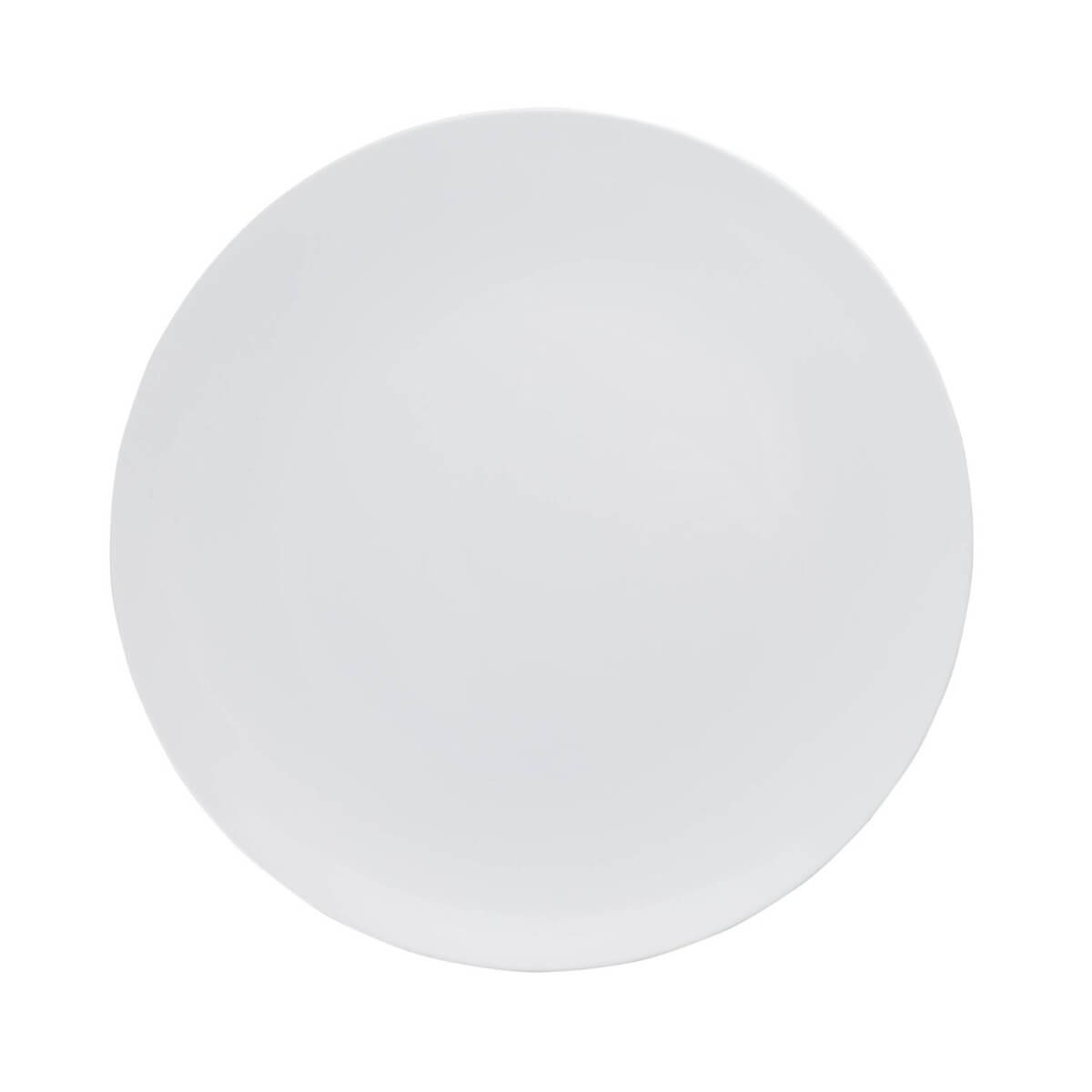 10 In. Trend White Plastic Plates | 10 Count