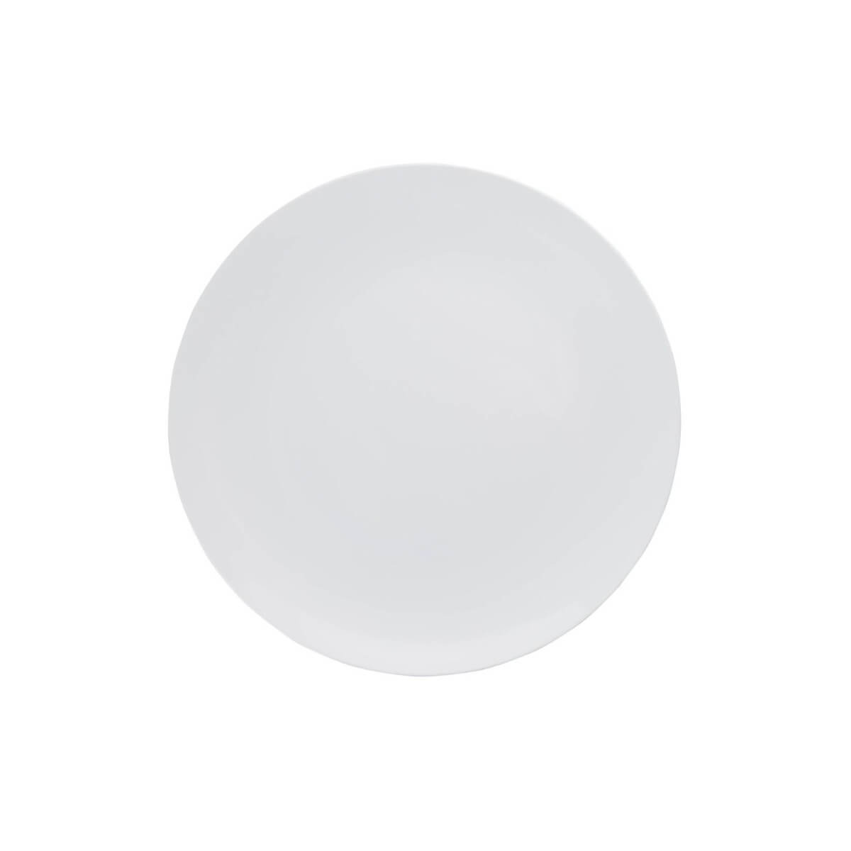 8 In. Trend White Plastic Plates | 10 Count