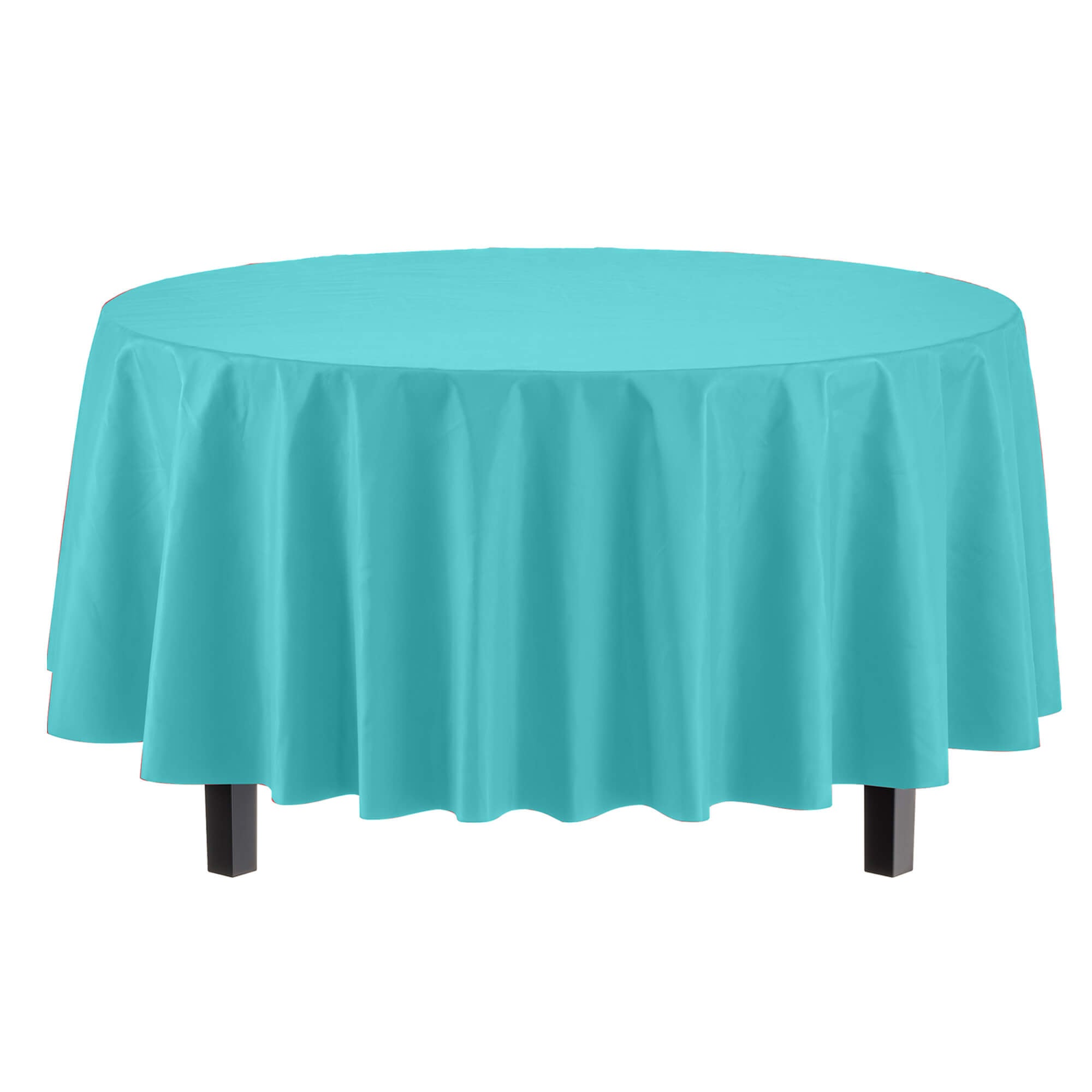 Aqua Round Tablecloth
