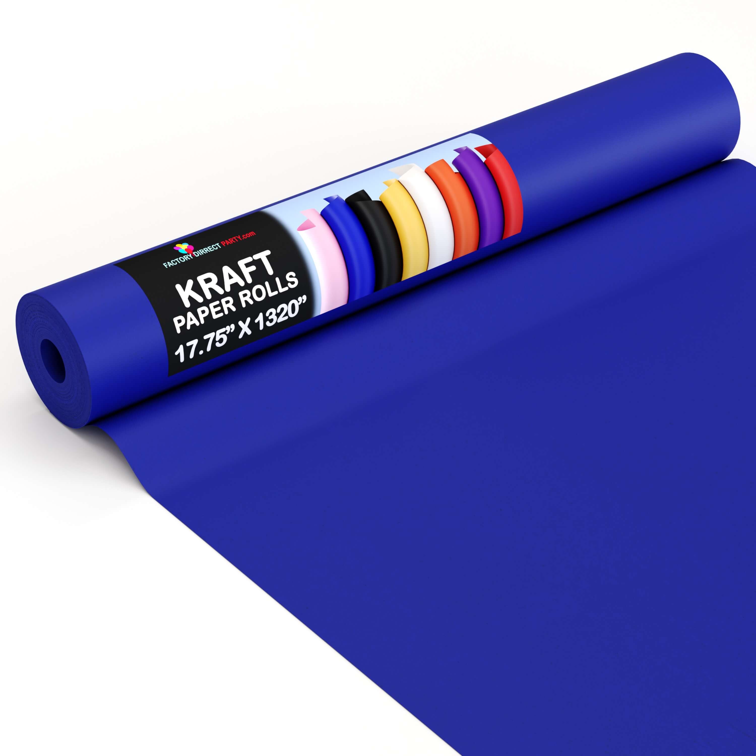 17.75 In. x 110 Ft. Dark Blue Craft Paper Roll