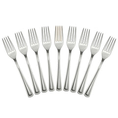 Exquisite Silver Plastic Forks | 20 Count