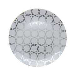 10 In. Geo Design Plastic Plates | 10 Count