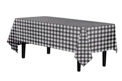 Black Gingham Table Cover