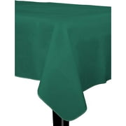 Dark Green Flannel Backed Table Cover 54 in. x 108 in.