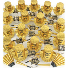 Gold Midnight Party Kit for 100