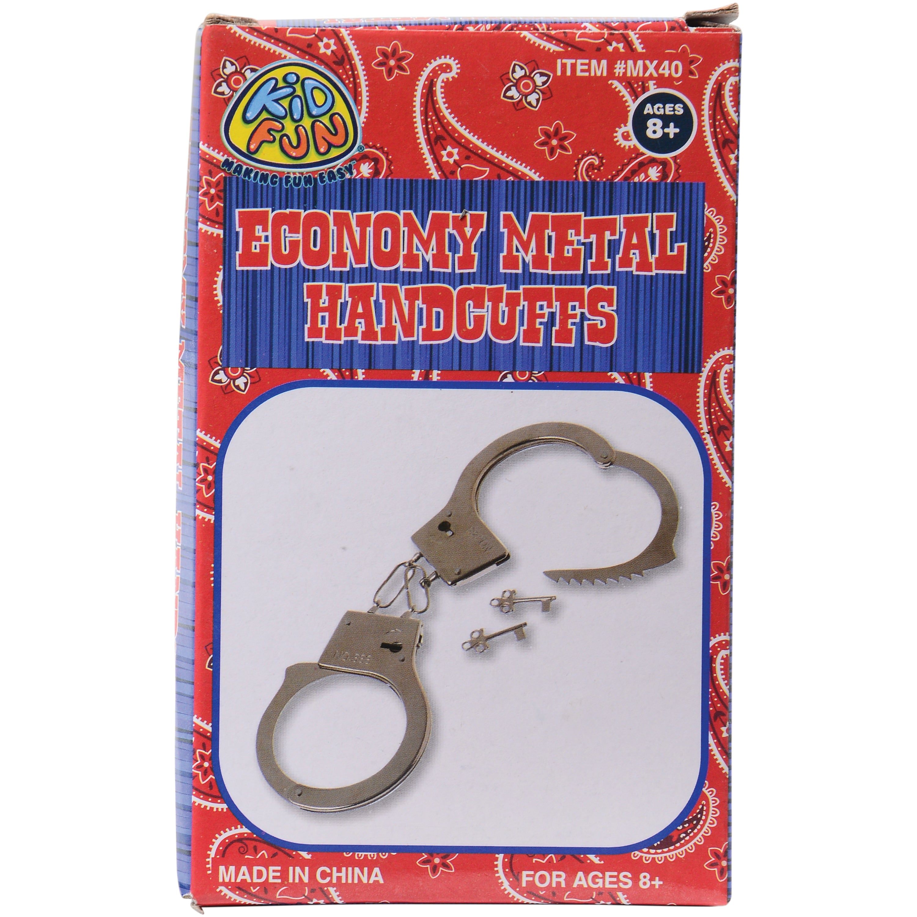 Economy Metal Handcuffs - 1 Count