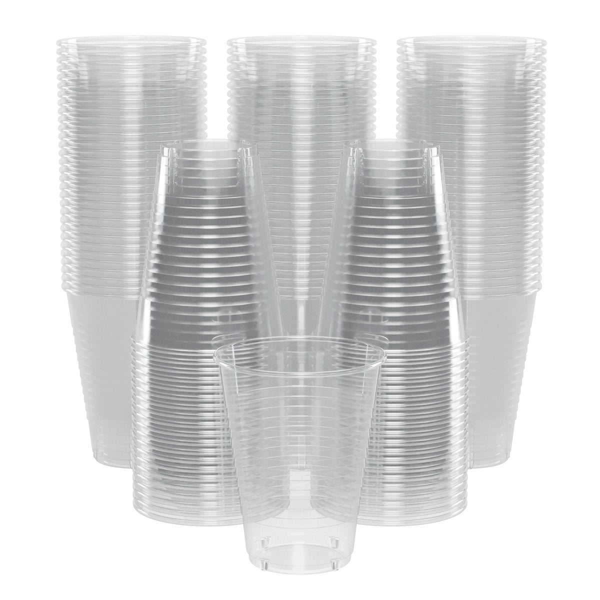 12 Oz. Clear Plastic Cups | 16 Count
