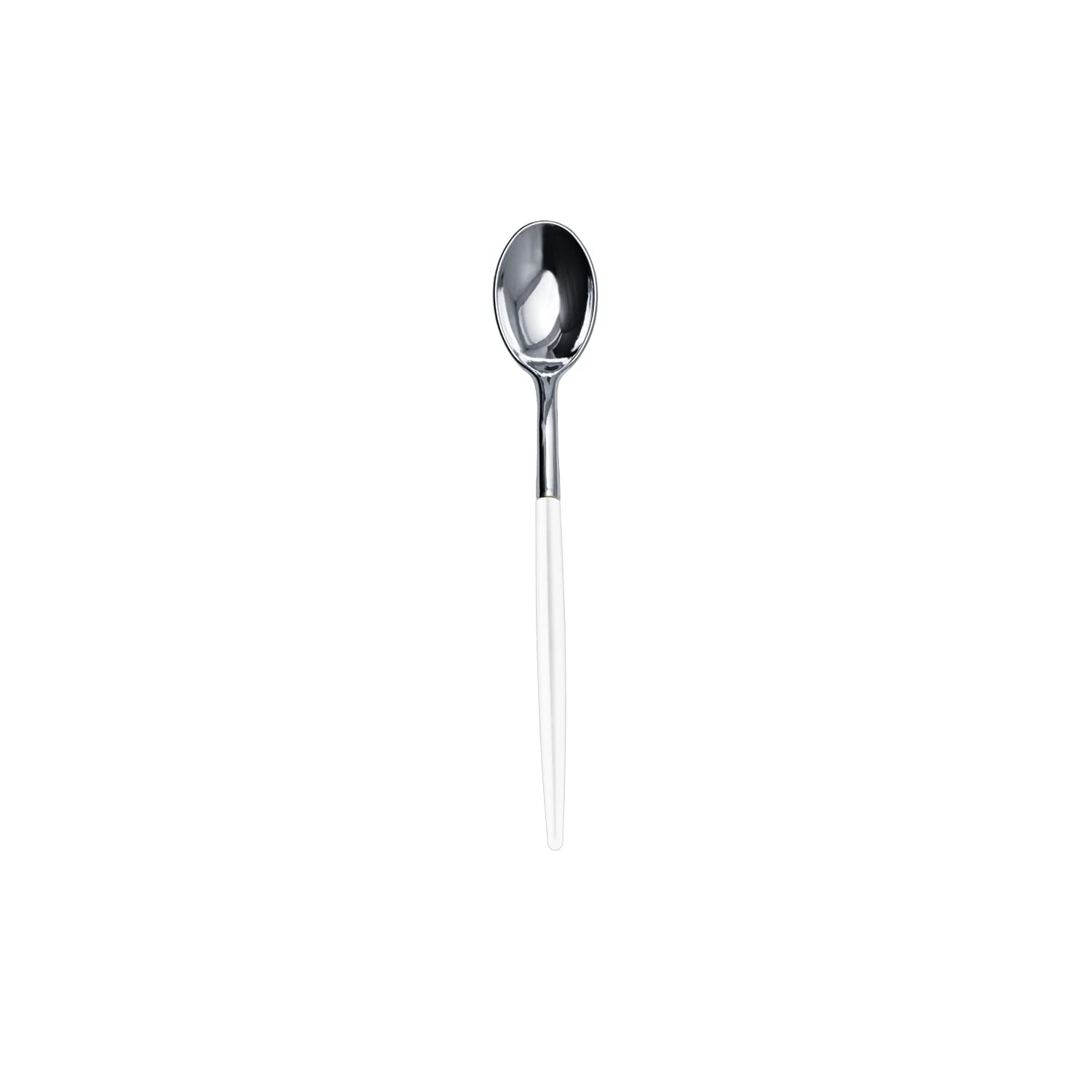 Trendables Spoons White/Silver | 20 Count