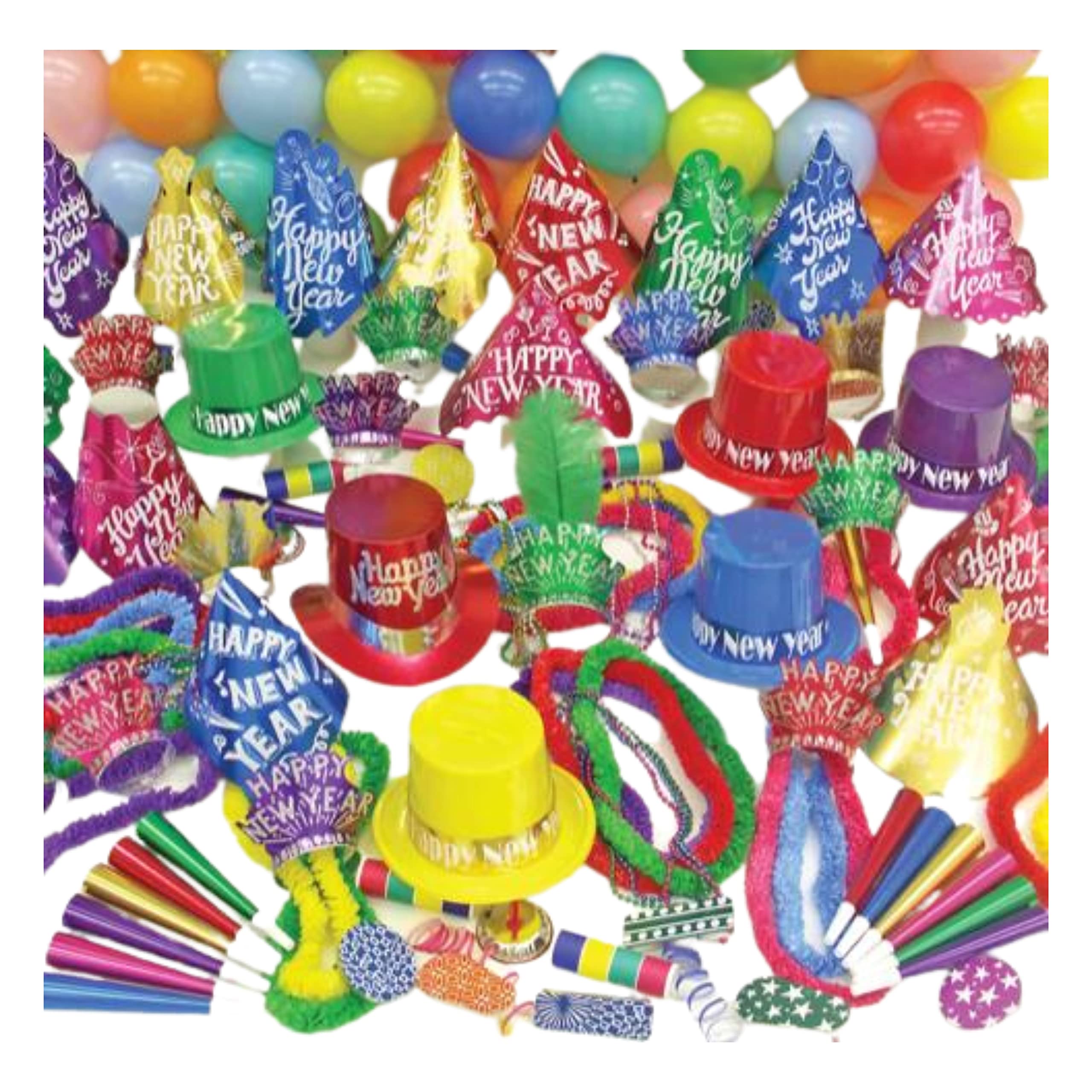 Vibrant Sensation Party Kit for 100 New Years