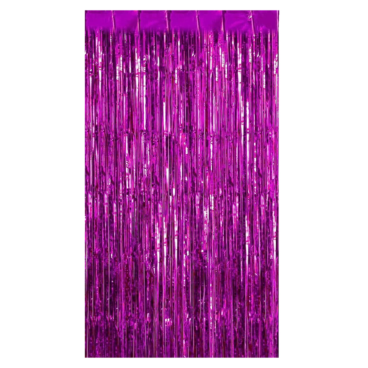 Purple Foil Fringe Curtain 10" x 6" x 0.15" - 1 Ct.