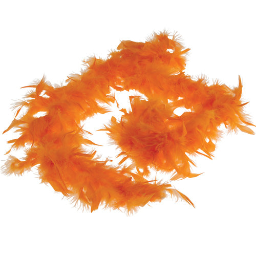 Orange Feather Boa