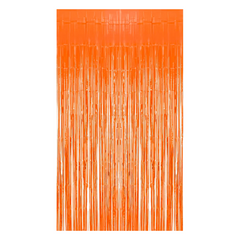 Pastel Curtain Orange 3ft x 6ft - 1 Ct.