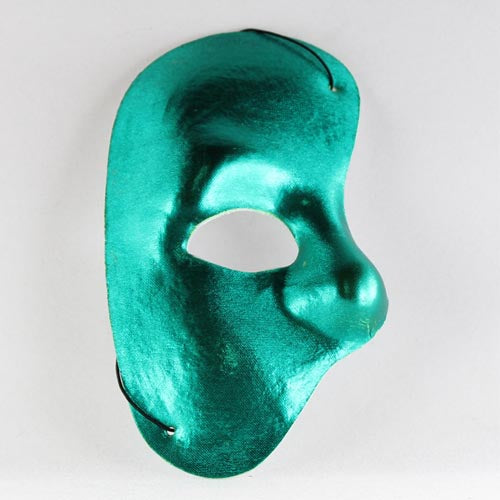 Teal Half Mask