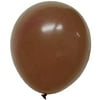 12in. Brown latex balloons (10)