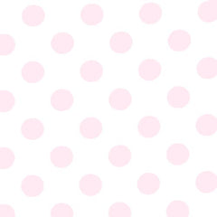 Pink Polka Dot plastic Table Cover