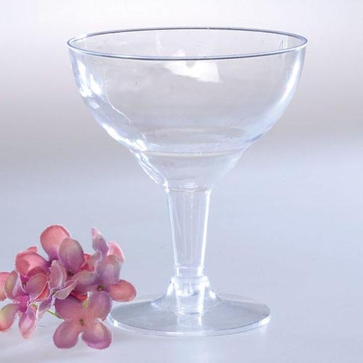 Medium Plastic Margarita wedding glasses